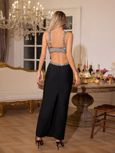 Load image into Gallery viewer, Hilary Rhinestone Cutout Bandage Dress
