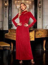 Load image into Gallery viewer, Hiroaki Twisted Cutout Maxi Dress
