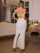 Load image into Gallery viewer, Hrbi Rhinestone Cutout Bandage Dress

