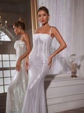 Load image into Gallery viewer, Ichiro Spaghetti Sequin Maxi Dress
