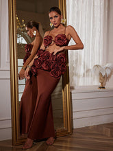 Load image into Gallery viewer, Irma Flower Bandage Skirt Set

