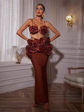 Load image into Gallery viewer, Irma Flower Bandage Skirt Set

