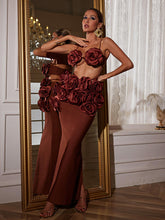 Load image into Gallery viewer, Irma Flower Bandage Skirt Set
