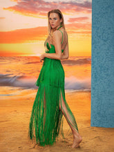 Load image into Gallery viewer, Izumi Fringe Bandage Maxi Dress
