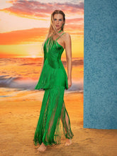 Load image into Gallery viewer, Izumi Fringe Bandage Maxi Dress
