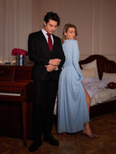 Load image into Gallery viewer, Jacob Flower Ruched Hollow Split Dress
