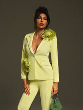 Load image into Gallery viewer, Jamaun Long Sleeve Flower Blazer Set
