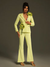 Load image into Gallery viewer, Jamaun Long Sleeve Flower Blazer Set
