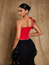 Load image into Gallery viewer, Jayden One Shoulder Ruched Top
