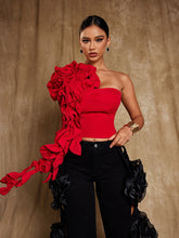 Load image into Gallery viewer, Jayden One Shoulder Ruched Top
