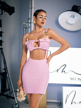 Load image into Gallery viewer, Jehu Spaghetti Hollow Bandage Dress
