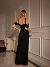 Load image into Gallery viewer, Jireh Flower Bandage Dress With Gloves
