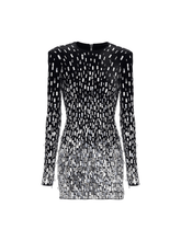 Load image into Gallery viewer, Karla Long Sleeve Embellished Velvet Dress
