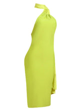 Load image into Gallery viewer, Kinga Halterneck Bandage Midi Dress
