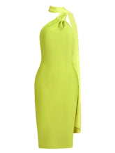 Load image into Gallery viewer, Kinga Halterneck Bandage Midi Dress
