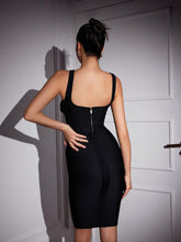 Load image into Gallery viewer, Kunta Square Collar Flower Bandage Top
