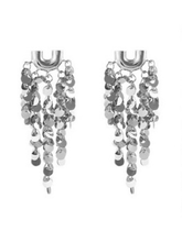 Load image into Gallery viewer, Lalage Fringe Sequin Earrings
