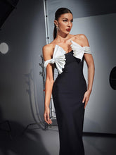Load image into Gallery viewer, Landen Off Shoulder Pleated Bandage Dress
