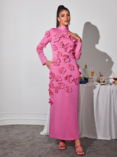 Load image into Gallery viewer, Liluri Long Sleeve Flower Maxi Dress
