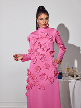Load image into Gallery viewer, Liluri Long Sleeve Flower Maxi Dress
