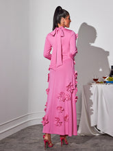 Load image into Gallery viewer, Liluri Long Sleeve Flower Maxi Dress
