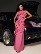 Load image into Gallery viewer, Liluri Sleeveless Flower Maxi Dress
