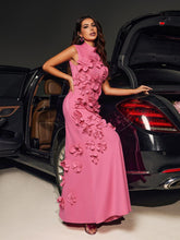 Load image into Gallery viewer, Liluri Sleeveless Flower Maxi Dress
