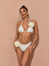 Load image into Gallery viewer, Lore Halterneck Flower Bikini Two Piece Set
