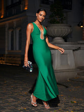 Load image into Gallery viewer, Merryn Plunge Bandage Maxi Dress
