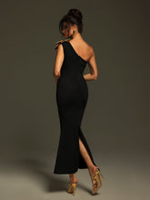 Load image into Gallery viewer, Nadiia Cutout Flower Bandage Midi Dress

