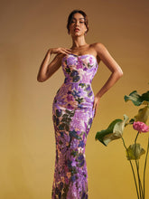 Load image into Gallery viewer, Nakoa Strapless Sequin Embroidered Maxi Dress
