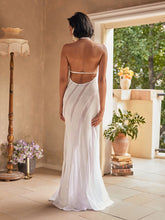 Load image into Gallery viewer, Narwani Halterneck Satin Maxi Dress

