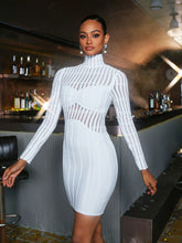 Load image into Gallery viewer, Nowak Long Sleeve Bandage Mini Dress
