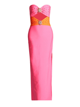 Load image into Gallery viewer, Oriole Crystal Cutout Bandage Dress
