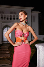 Load image into Gallery viewer, Oriole Crystal Cutout Bandage Dress
