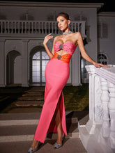 Load image into Gallery viewer, Oriole Crystal Cutout Bandage Dress
