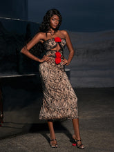 Load image into Gallery viewer, Phoenix Patchwork Flower Lace Dress
