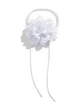 Load image into Gallery viewer, Rosie White Flower Mesh Choker
