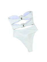 Load image into Gallery viewer, Rox Strapless Flower One Piece Swimsuit
