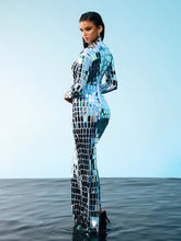 Load image into Gallery viewer, Rumi Acrylic Embellished Cutout Maxi Dress
