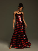 Load image into Gallery viewer, Rupali Spaghetti Stripe Sequin Maxi Dress
