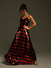 Load image into Gallery viewer, Rupali Spaghetti Stripe Sequin Maxi Dress
