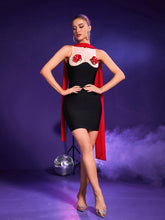 Load image into Gallery viewer, Ryland Mesh Embellished Bandage Dress
