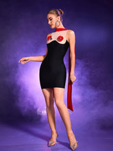 Load image into Gallery viewer, Ryland Mesh Embellished Bandage Dress
