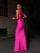 Load image into Gallery viewer, Sadira Bandage Maxi Dress In Hot Pink
