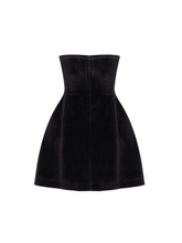 Load image into Gallery viewer, Samdi Heart Crystal Velvet Dress
