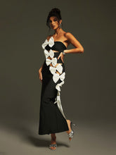 Load image into Gallery viewer, Santos Strapless Bow Cutout Bandage Dress
