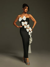 Load image into Gallery viewer, Santos Strapless Bow Cutout Bandage Dress
