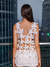 Load image into Gallery viewer, Sierrel Flower Hollow Mini Dress
