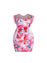 Load image into Gallery viewer, Susanna Sequin Bow Cutout Mini Dress
